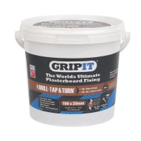 Gripit Brown Plasterboard Fixings 20mm Tub of 100 £37.74
